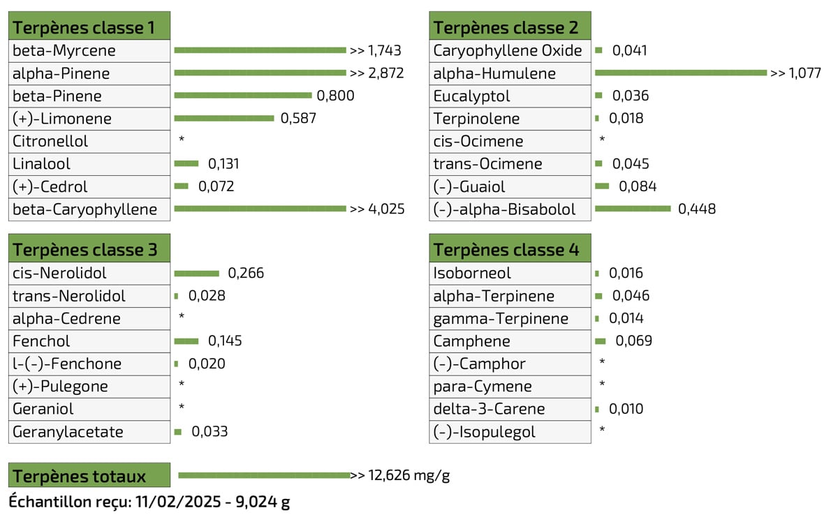 terpenes og kush great and green