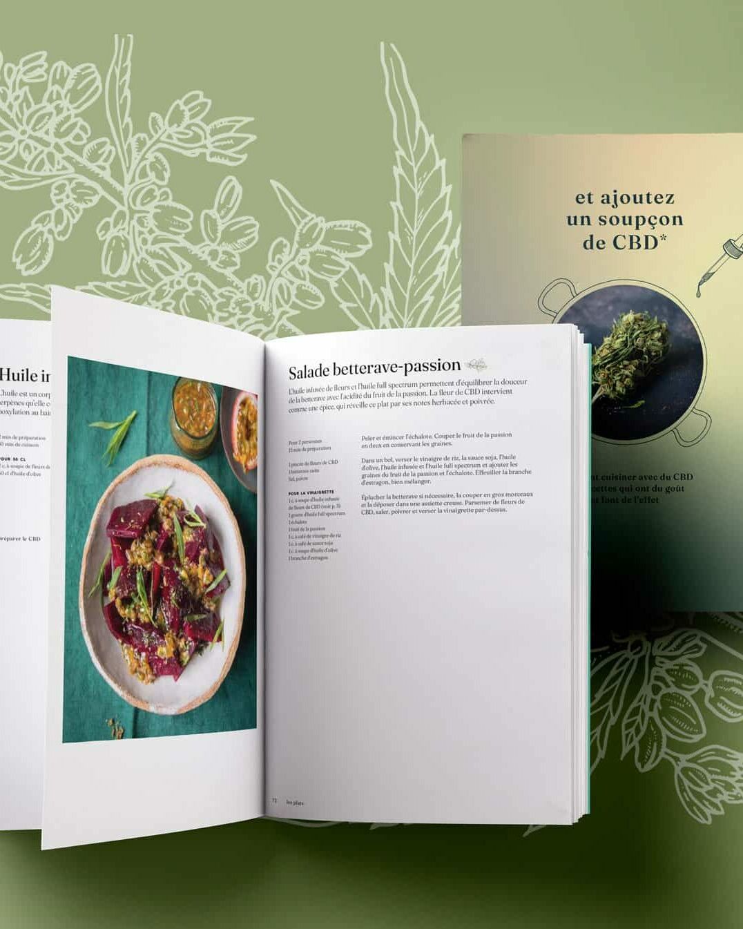 déguster le CBD - livre cuisine et cbd - Great and Green CBD Shop