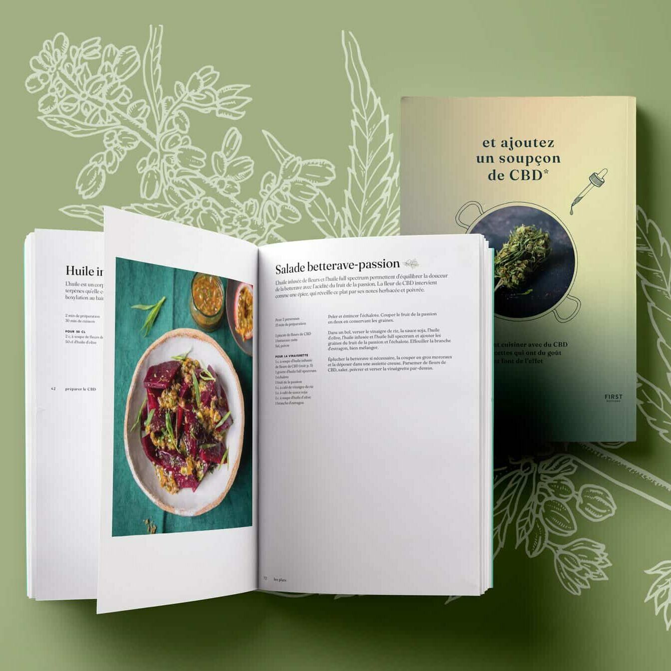 déguster le CBD - livre cuisine et cbd - Great and Green CBD Shop